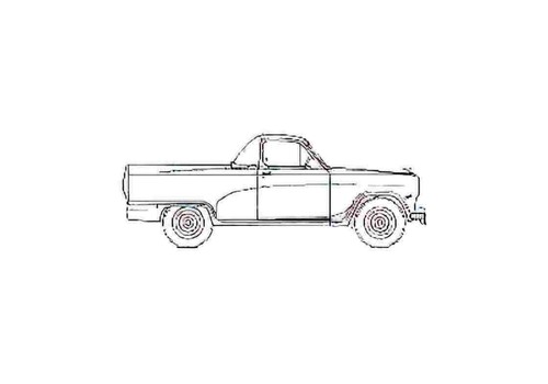 Photo blueprint austin a50 - a4,