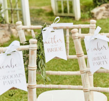 8 Wedding Bridal Party Chair