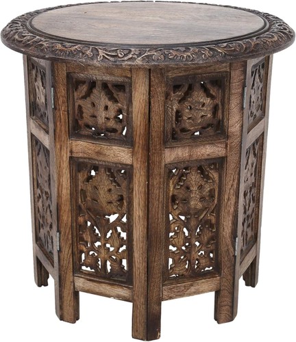 Indian carved wooden coffee
