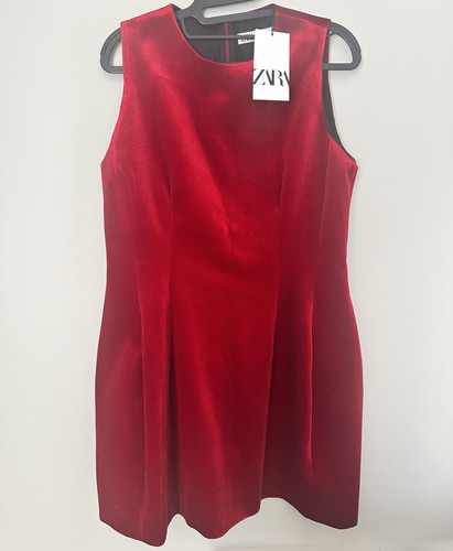 Zara red mini dress size - size, l