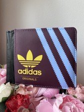 Adidas Originals Shoebox Style Claret & Blue Mens Wallet
