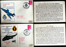 2 Royal Navy Covers, Flown -