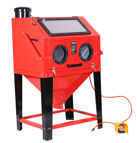 350l sandblasting cabinet with - 350l,