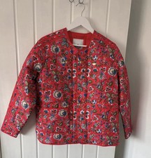 adidas Originals x Liberty London quilted jacket in red floral size S