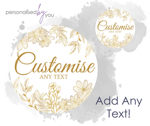 Personalised custom round - personalised,