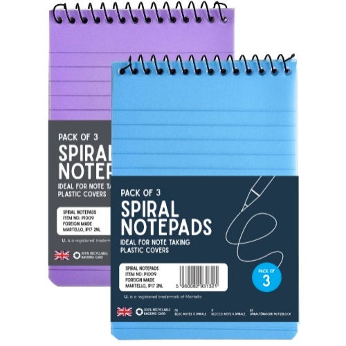 Spiral notepads pack - notepads,