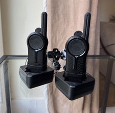 2x MOTOROLA CLR 446 ULTRA COMPACT UHF  450-470MHZ 1 WATT TWO WAY RADIO