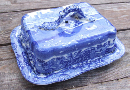 Antique copeland spode blue - antique,