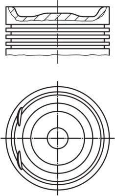 Piston fits cadillac - piston, bls