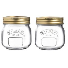 Round kilner jars screw top - 2,