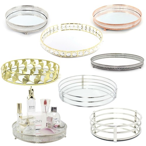 Decorative mirrored tray - mirrored,