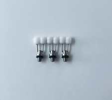 3 NBrice White Stainless Ball Clips | 2BA Bobbin Line Clips Matrix Solar Cygnet