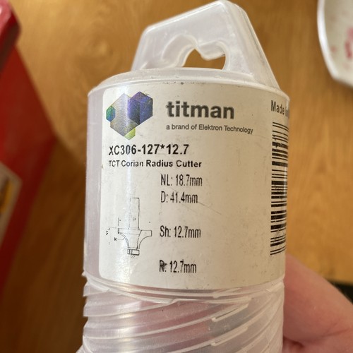 Titman tct corian radius - titman,