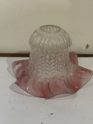 Antique glass lamp shade - antique,