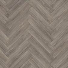 Dark Oak Herringbone Vinyl