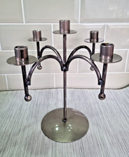 5 Arm Candelabra Grey Graphite