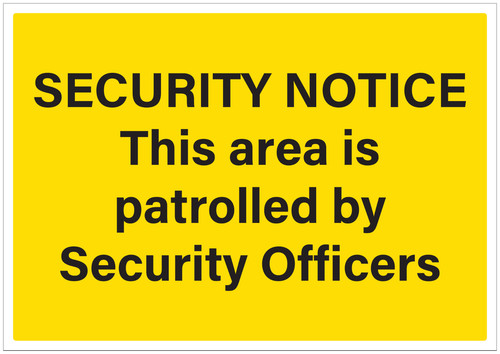 Area patrolled security - area,