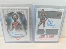Artis Gilmore Auto lot /25 /99 Motif Encased 