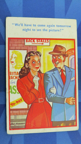 Saucy comic postcard 1950s - comic,
