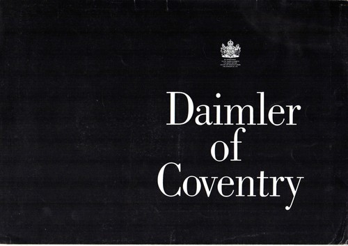 Daimler range 1969 - daimler, uk