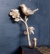 New GOLD Bird on Branch