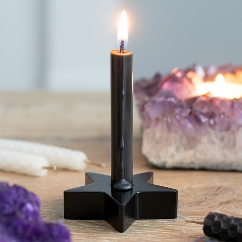 Star spell candle holder - star,