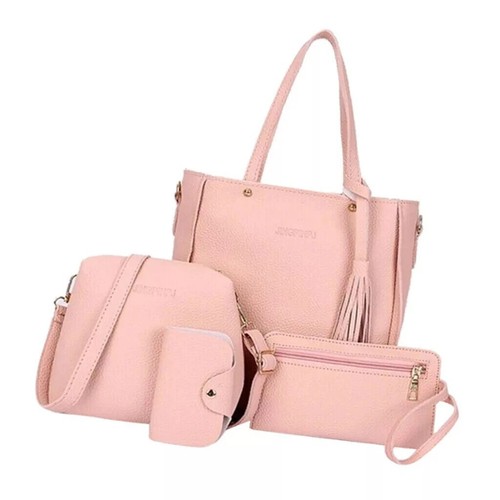 4pcs ladies faux leather - 4pcs, tote