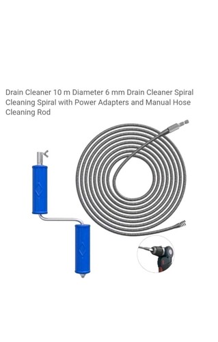 Drain cleaner 10m - drain, 6mm