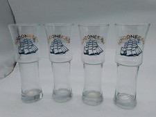 Royal Carribean Schooner Bar Souvenir Beer Glasses X4 Tall