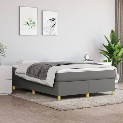Upholstered double bed base - bed,
