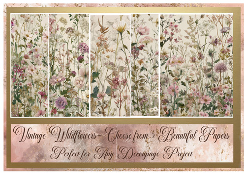 Rice decoupage paper - x,