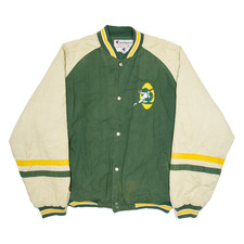 CHAMPION Green Bay Packers Mens Bomber Jacket Green USA XL