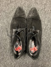 Black Suede Mens Shoes Vintage