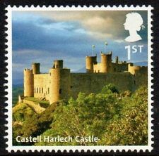 Harlech Castle on 2011 stamp