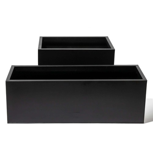 Zinc galvanised black - galvanised, trough