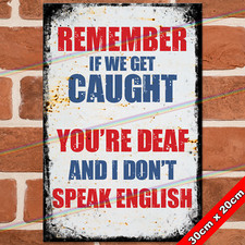 IF WE GET CAUGHT 30cm Metal