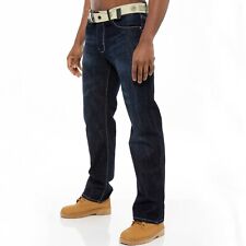 Enzo Mens Jeans Straight Leg