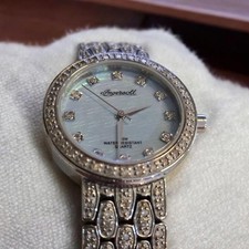 Diamond Ingersoll watch box and papers (sh22531l)