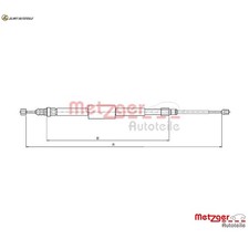 Cable Parking Brake 10.6687