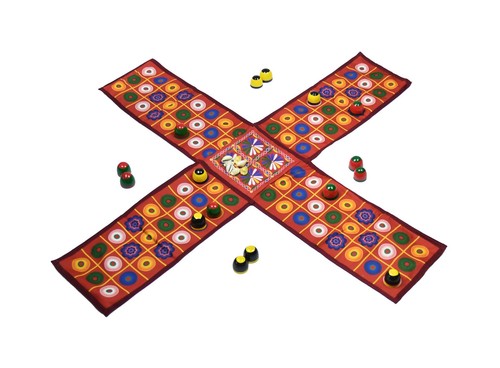 Pachisi cloth board - -, beehive
