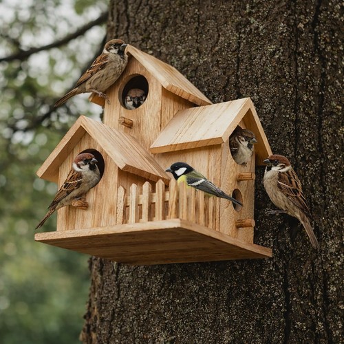 Garden bird house - bird, in