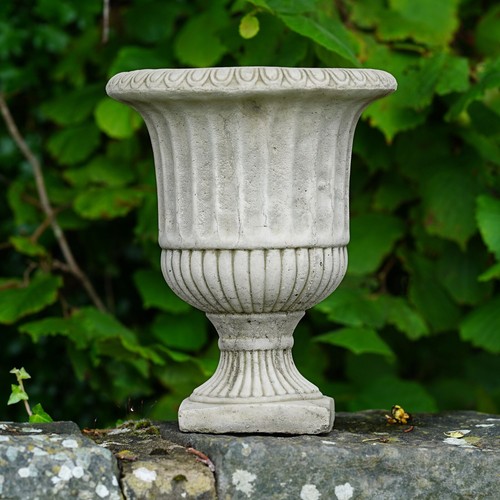 Victorian stone urn - stone,