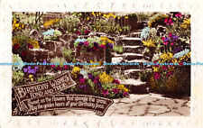 R404944 Birthday Wishes Fond and True Sweet as the flowers that spangle the gras