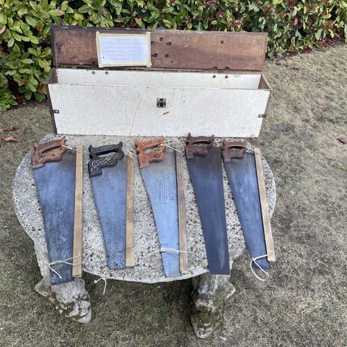 Collection vintage saws - a, of