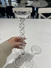  Glass candle holder tea light
