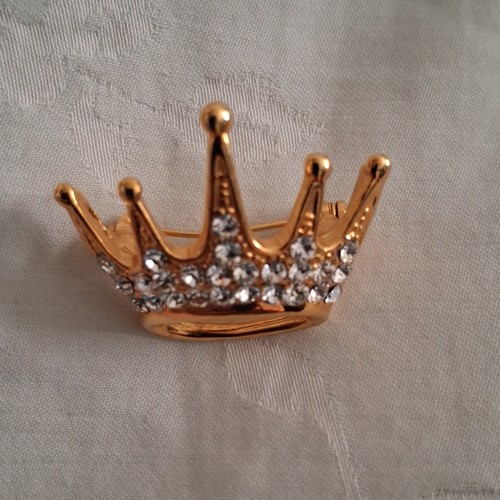 Vintage goldtone clear - vintage,