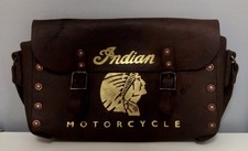 Vintage Leather Tool bag Liveried “Indian Motorcycle”