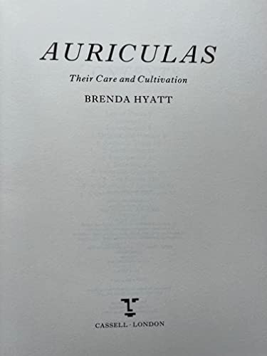 Auriculas hyatt brenda - hyatt,,