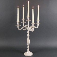 Set of 14  Ivory Candelabras 5 arm 60cm tall