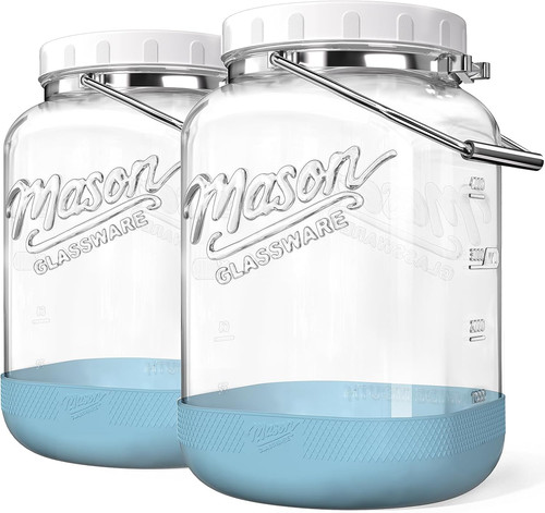 Gallon glass jar with lid - gallon,